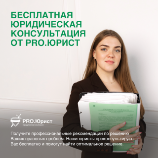 Бесплатная юридическая консультация от Pro.Юрист